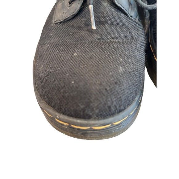Dr Martens Combs Black Canvas‎ Combat Boots Mens Womens Size 7 US L - Picture 4 of 10